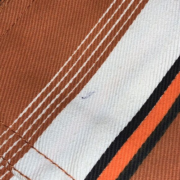 Vintage NWT Texas Longhorns Striped Canvas NCAA Button Jacket NEW Sz Medium RARE - Picture 5 of 12